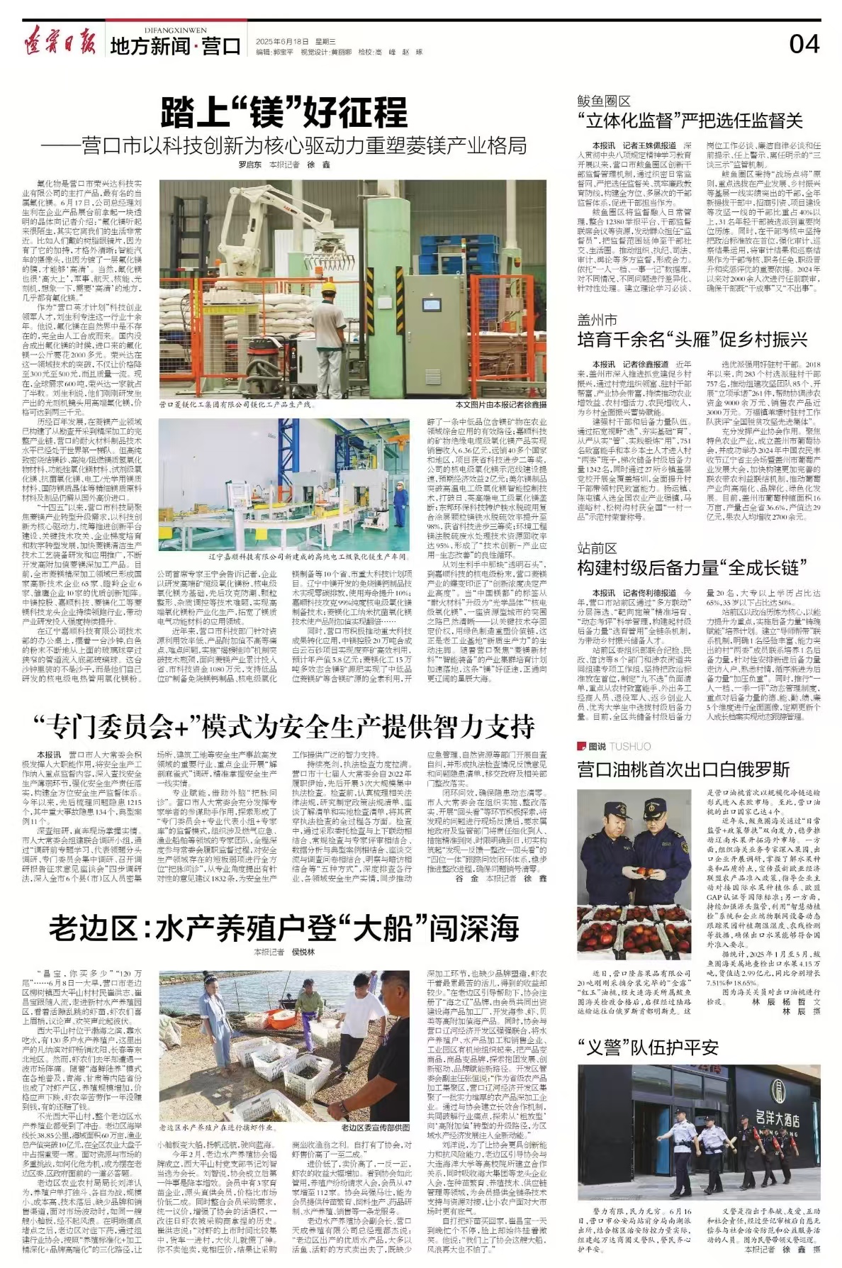 营口：踏上“镁”好征程